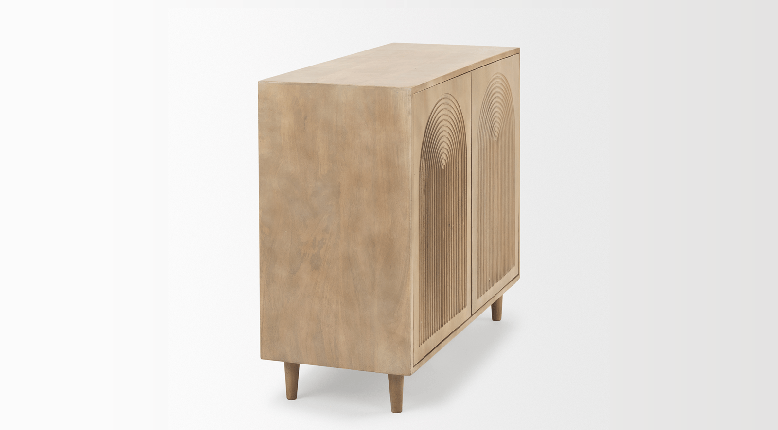 Tucker Accent Cabinet-LIGHT BROWN - Image 2