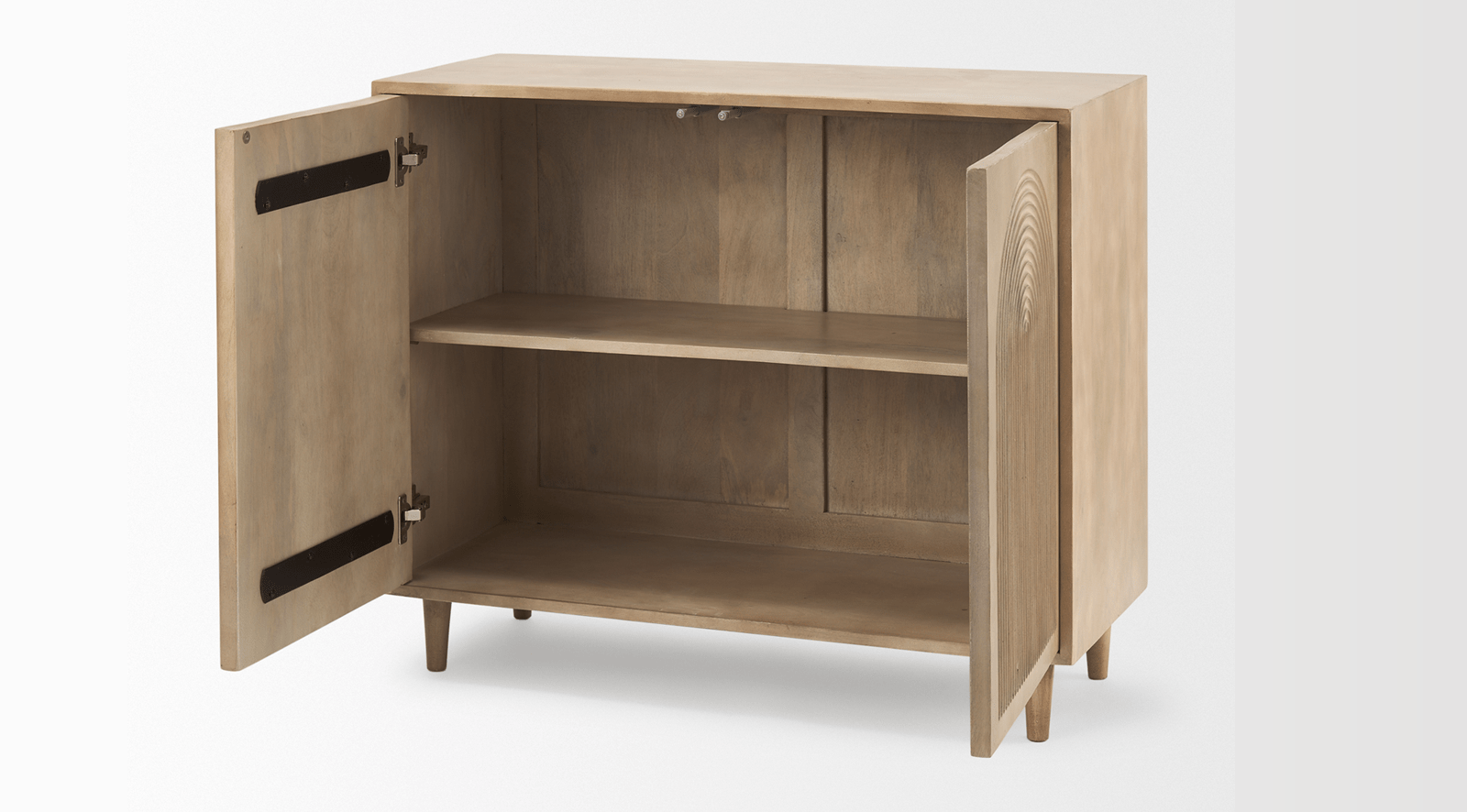 Tucker Accent Cabinet-LIGHT BROWN - Image 8