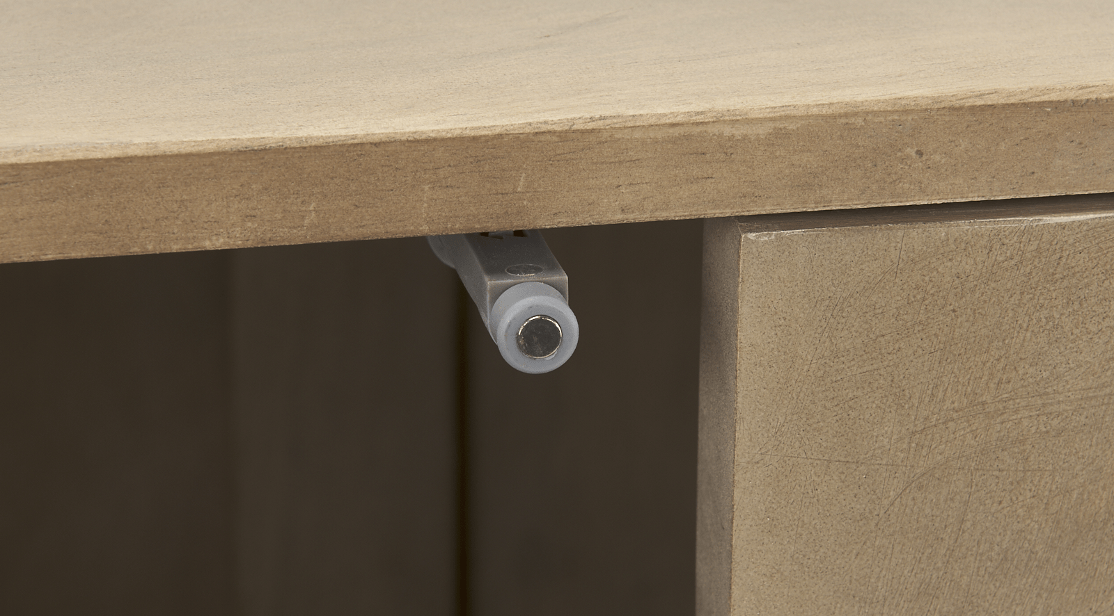Tucker Accent Cabinet-LIGHT BROWN - Image 6