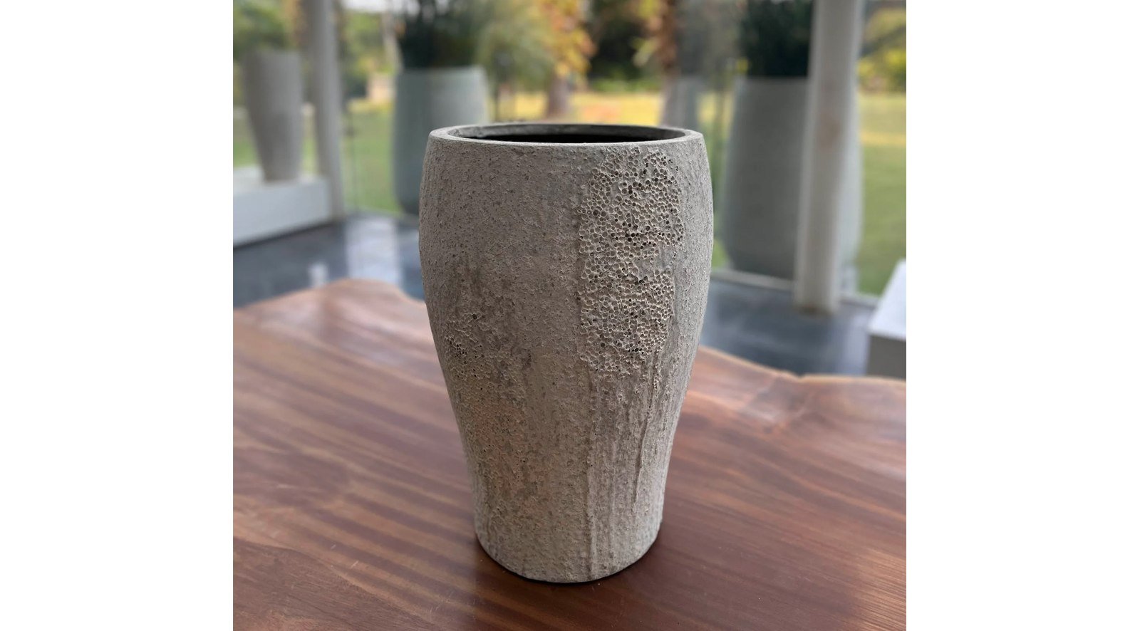 Uxmal Large Pot - Antique White - Image 3