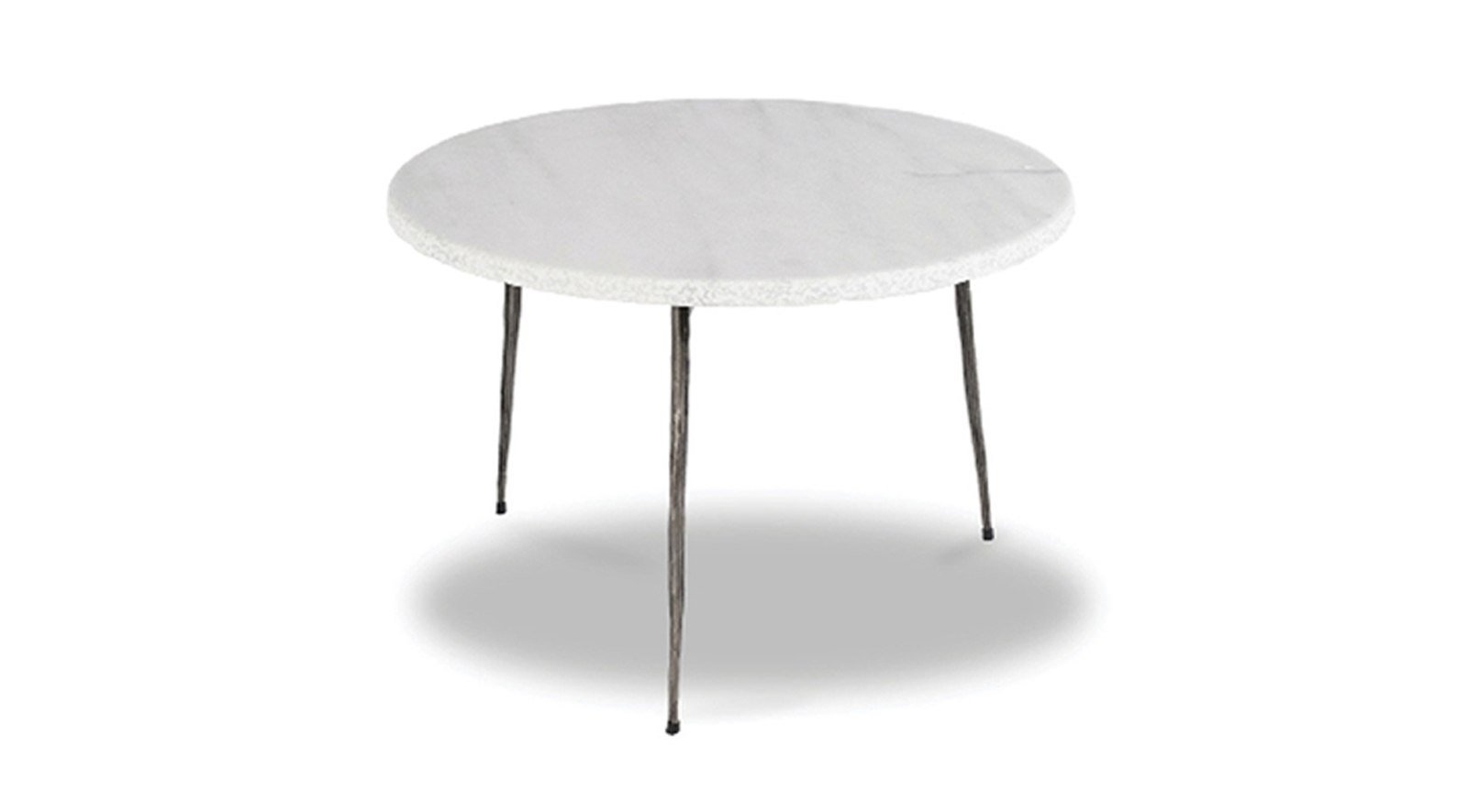Koi End Table White - Low