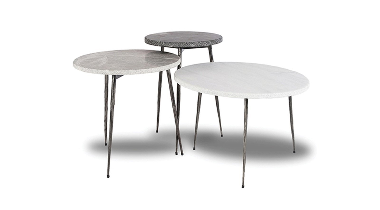 Koi End Table White - Low - Image 2