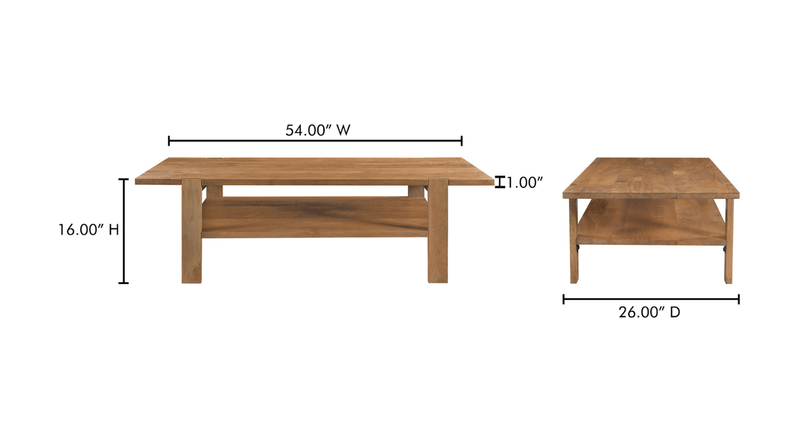 Workshop Coffee Table Vintage Brown - Image 5