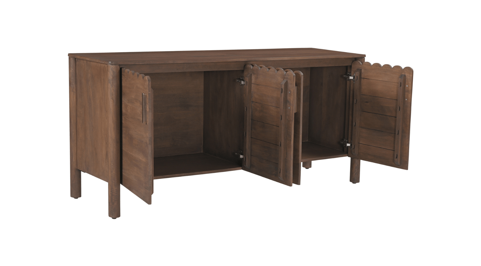 Wiley 4 Door Sideboard Vintage Brown - Image 3