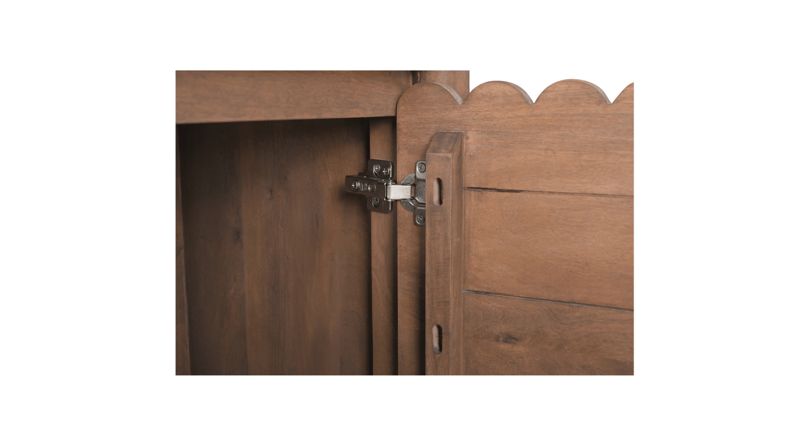 Wiley 4 Door Sideboard Vintage Brown - Image 4