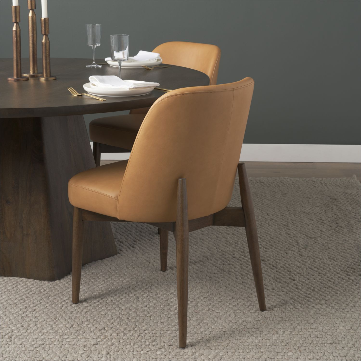 Abbie Leather Dining Chair - Image 10
