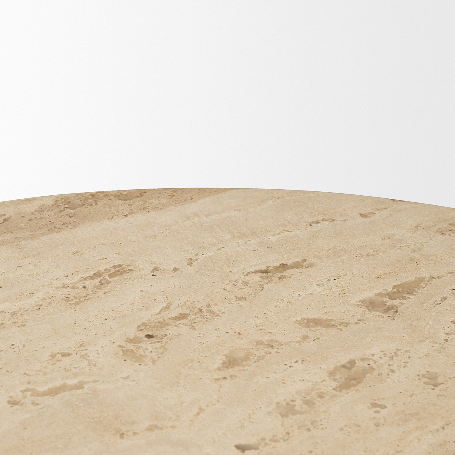 Allyson42'' Travertine Top Dining Table - Image 4