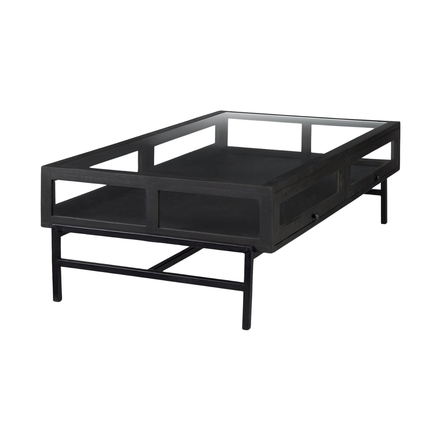Arelius 49.5"L Rectangular Coffee Table - Image 4