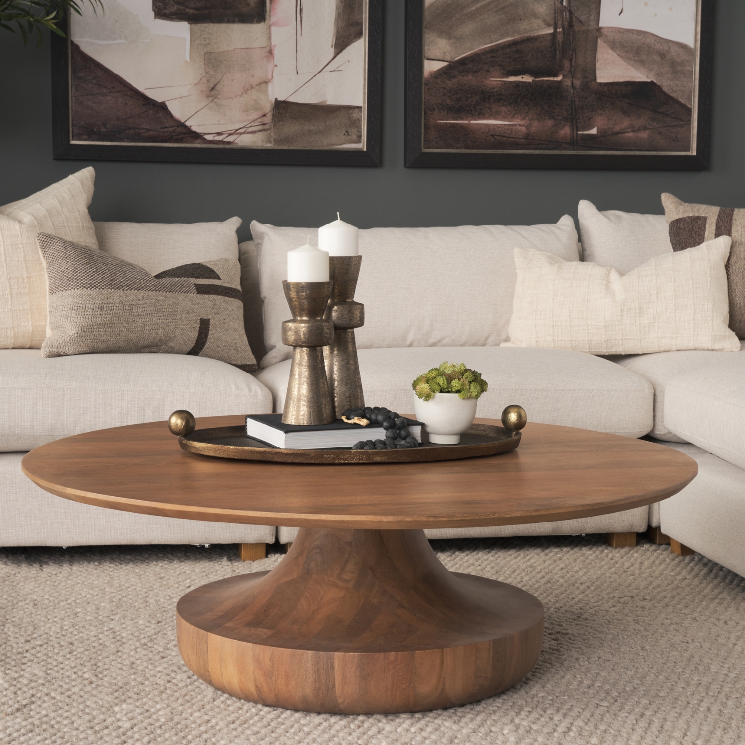 Arno Round Coffee Table - Image 8