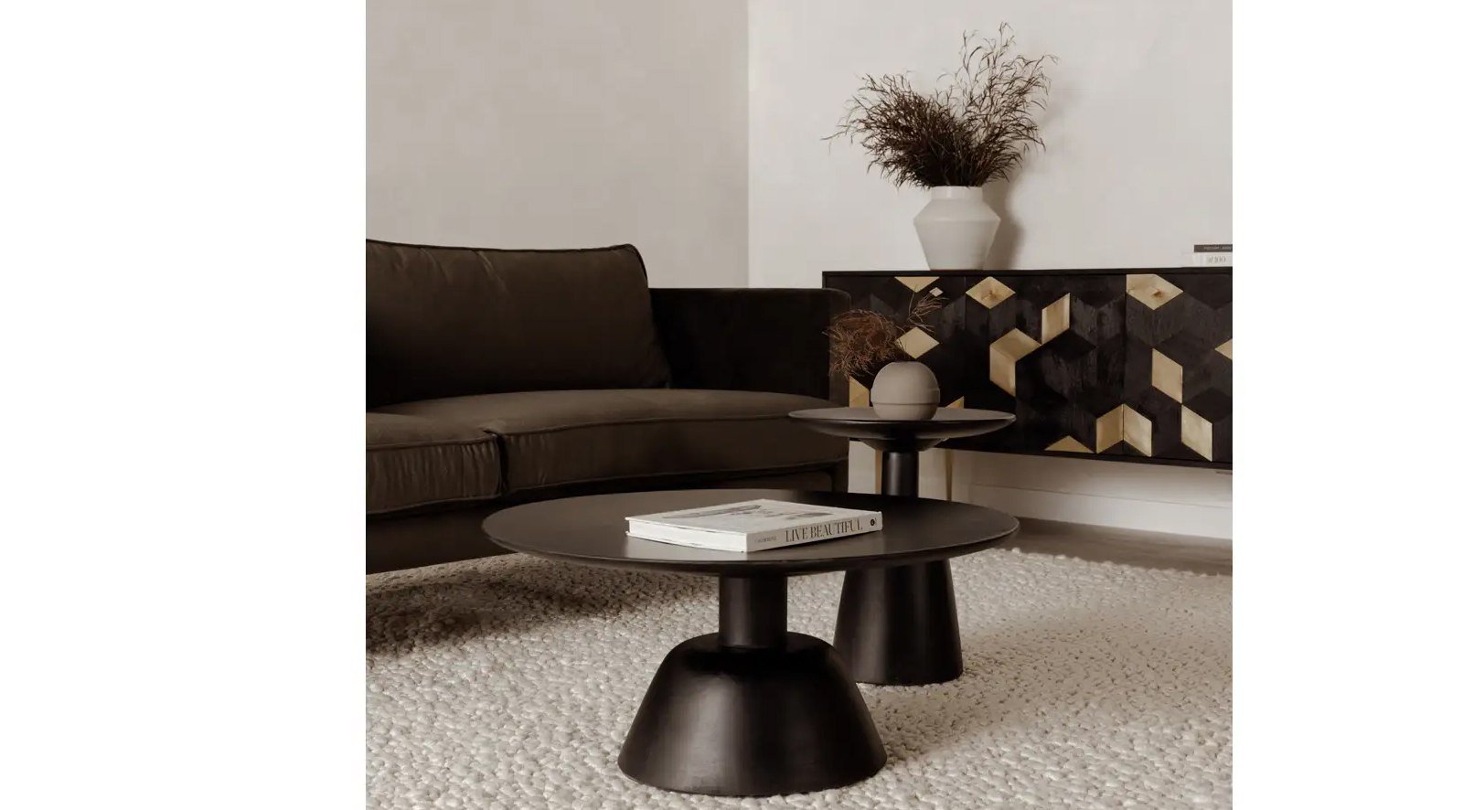 Nels End Table- Black - Image 6