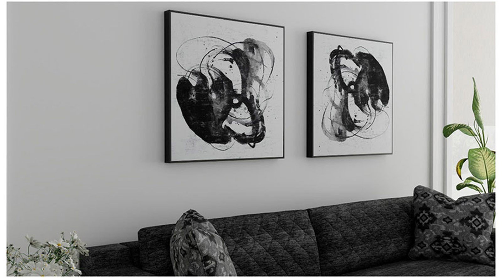 Enigmatic II Hand Painted Canvas - Image 3