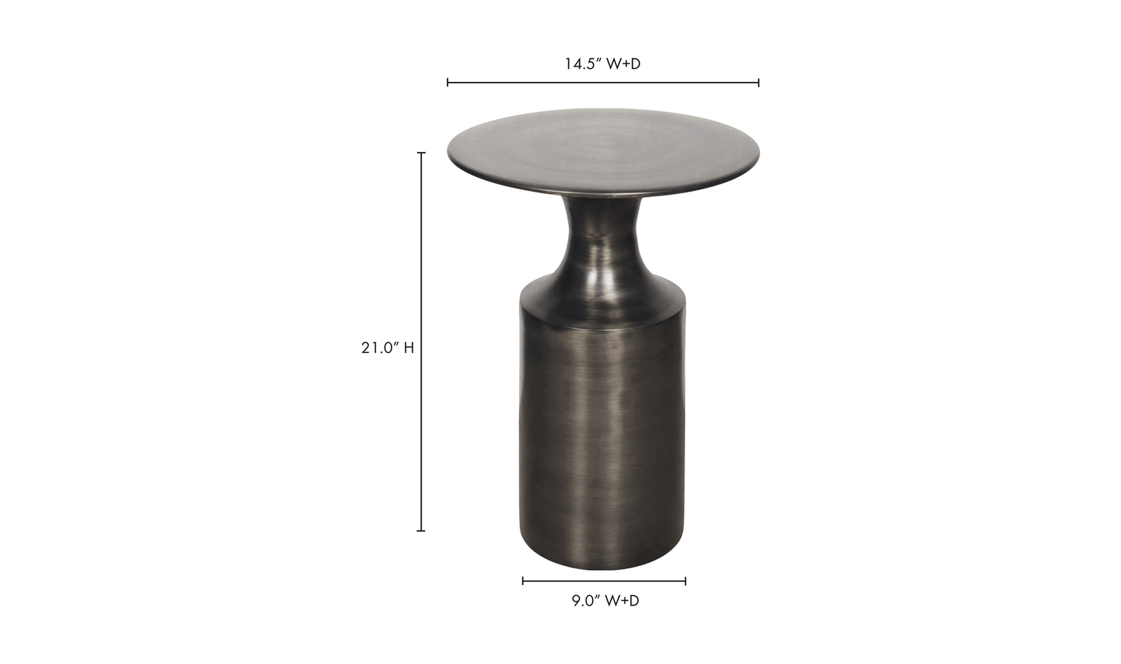 Rassa Zinc Accent Table - Image 4