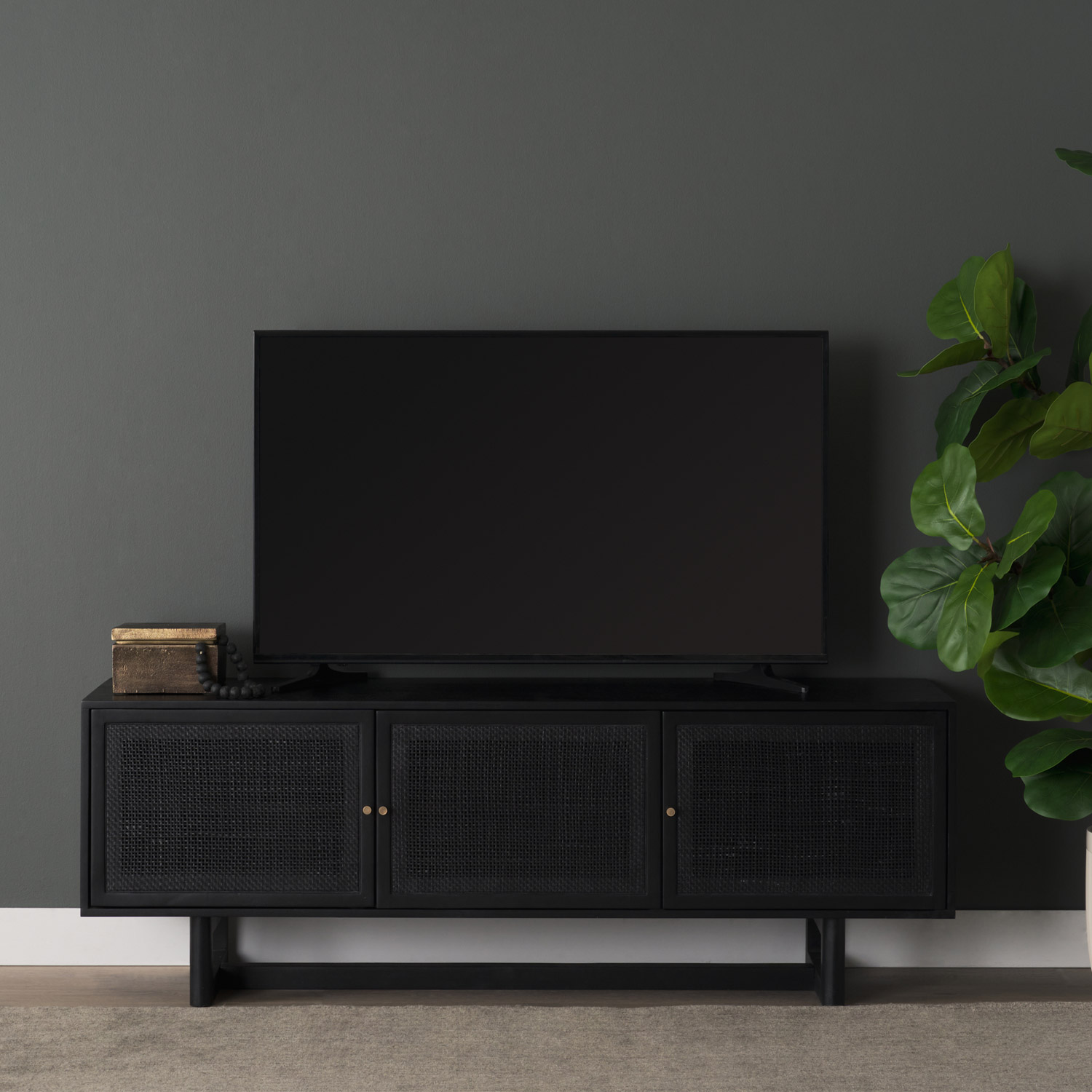 Grier Black Media Console - Image 12