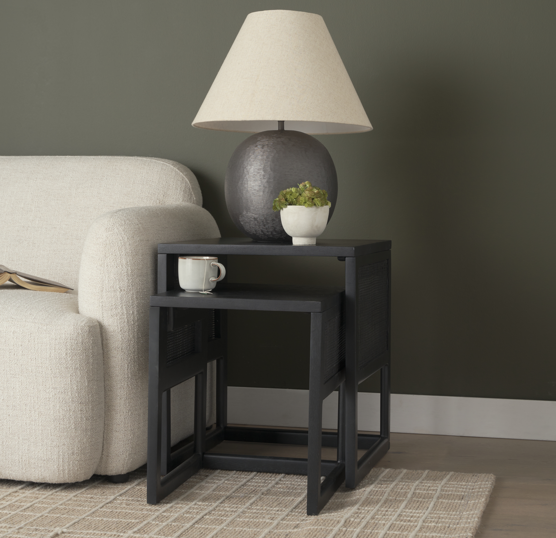 Grier Set of 2 Black Nesting Tables - Image 12