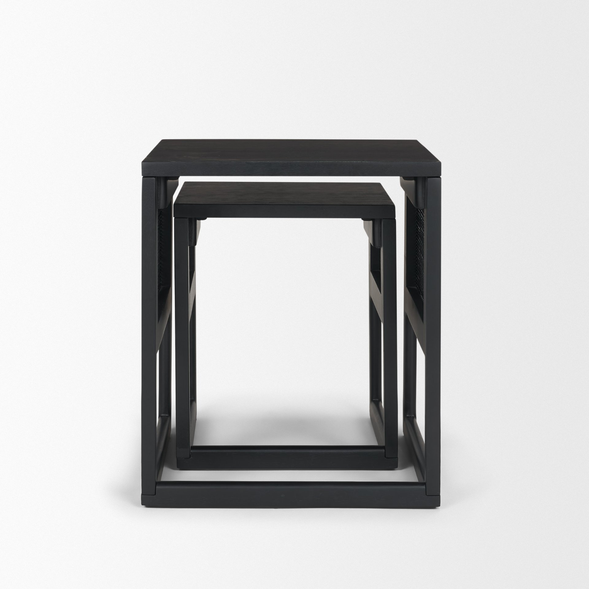 Grier Set of 2 Black Nesting Tables - Image 4