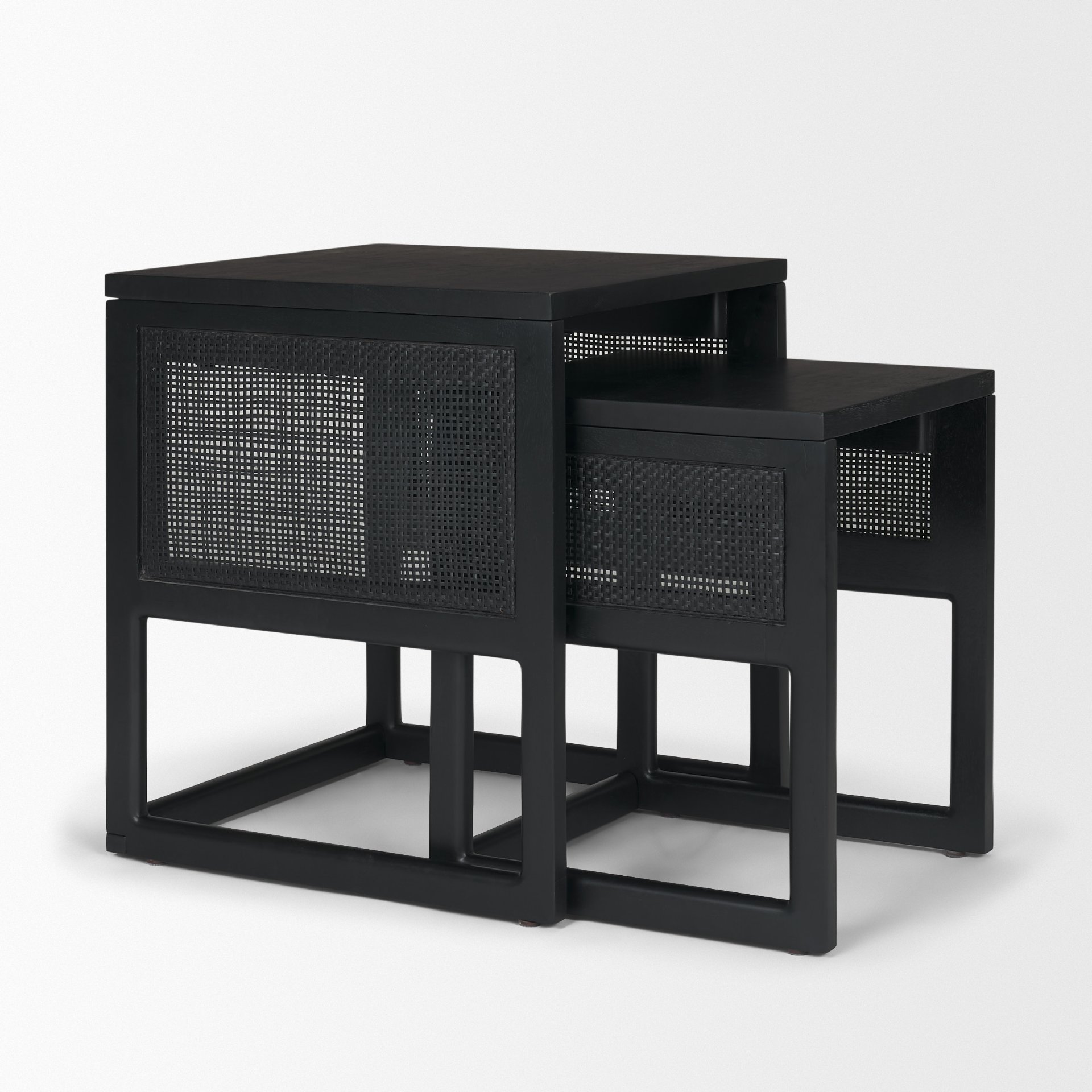 Grier Set of 2 Black Nesting Tables - Image 3