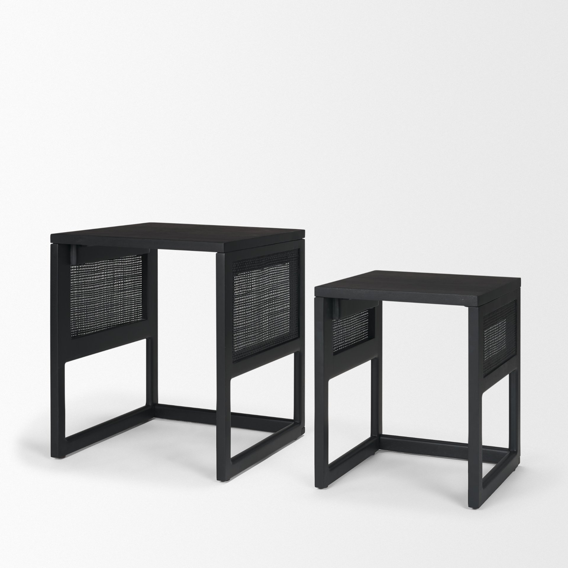 Grier Set of 2 Black Nesting Tables - Image 7