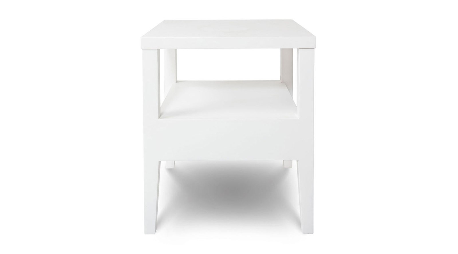 Hara 1 Drawer Accent Table – White - Image 3