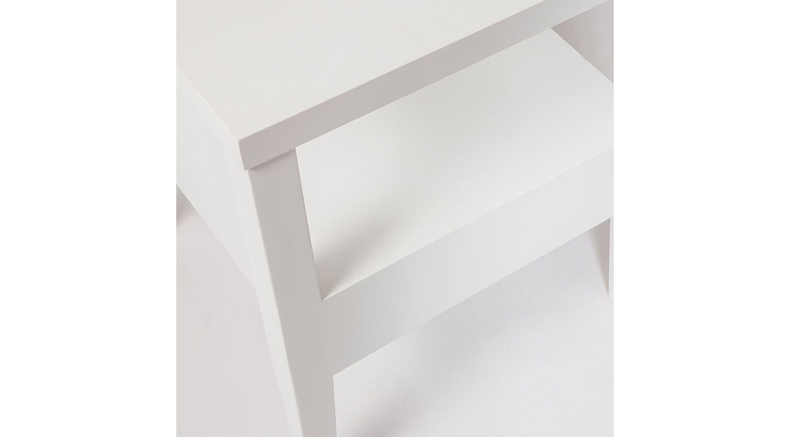 Hara 1 Drawer Accent Table – White - Image 4