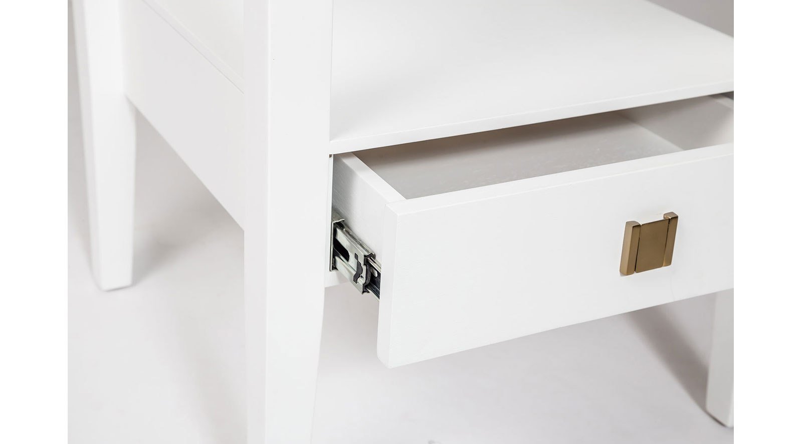 Hara 1 Drawer Accent Table – White - Image 6