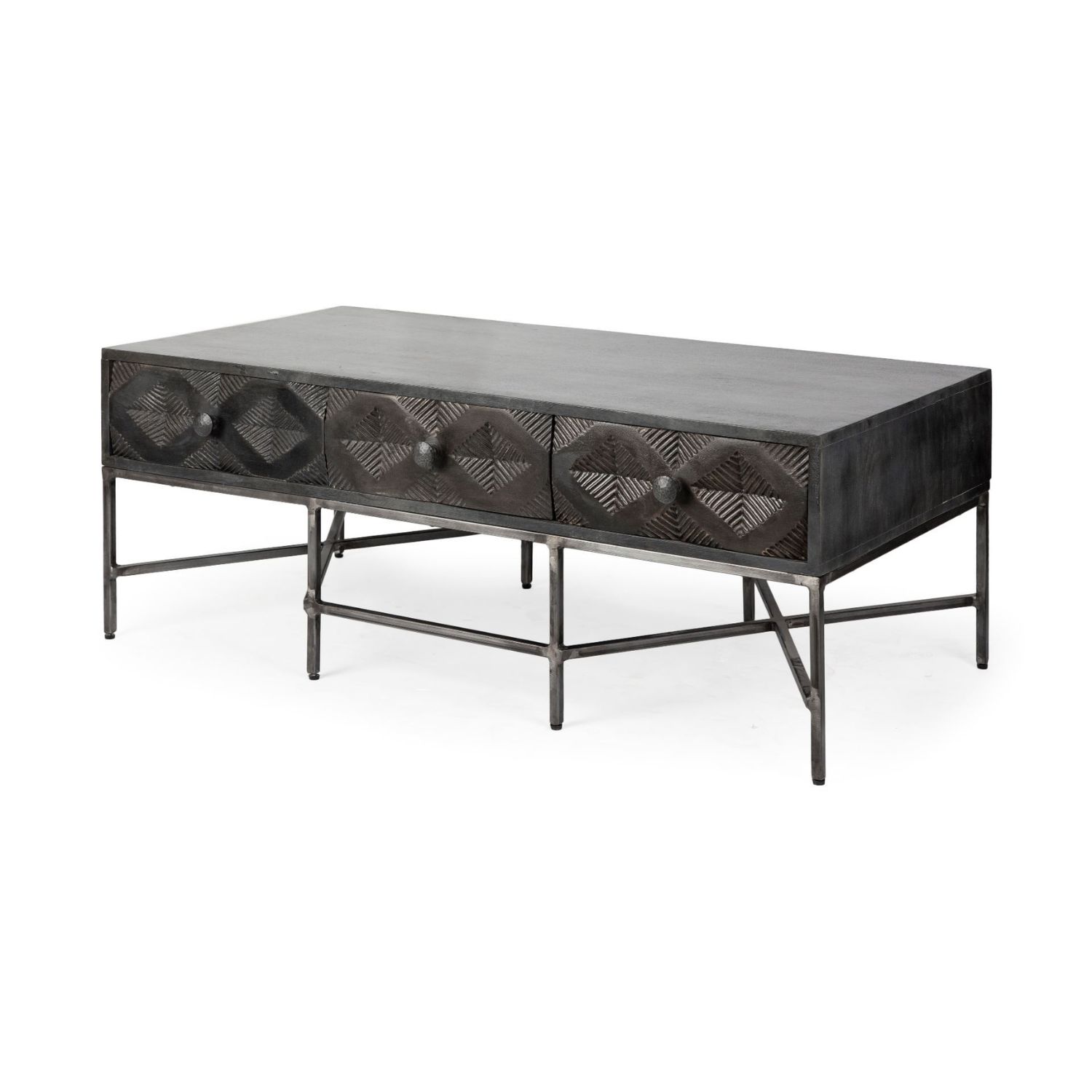 Hogarth Rectangular W/6 Drawers Coffee Table