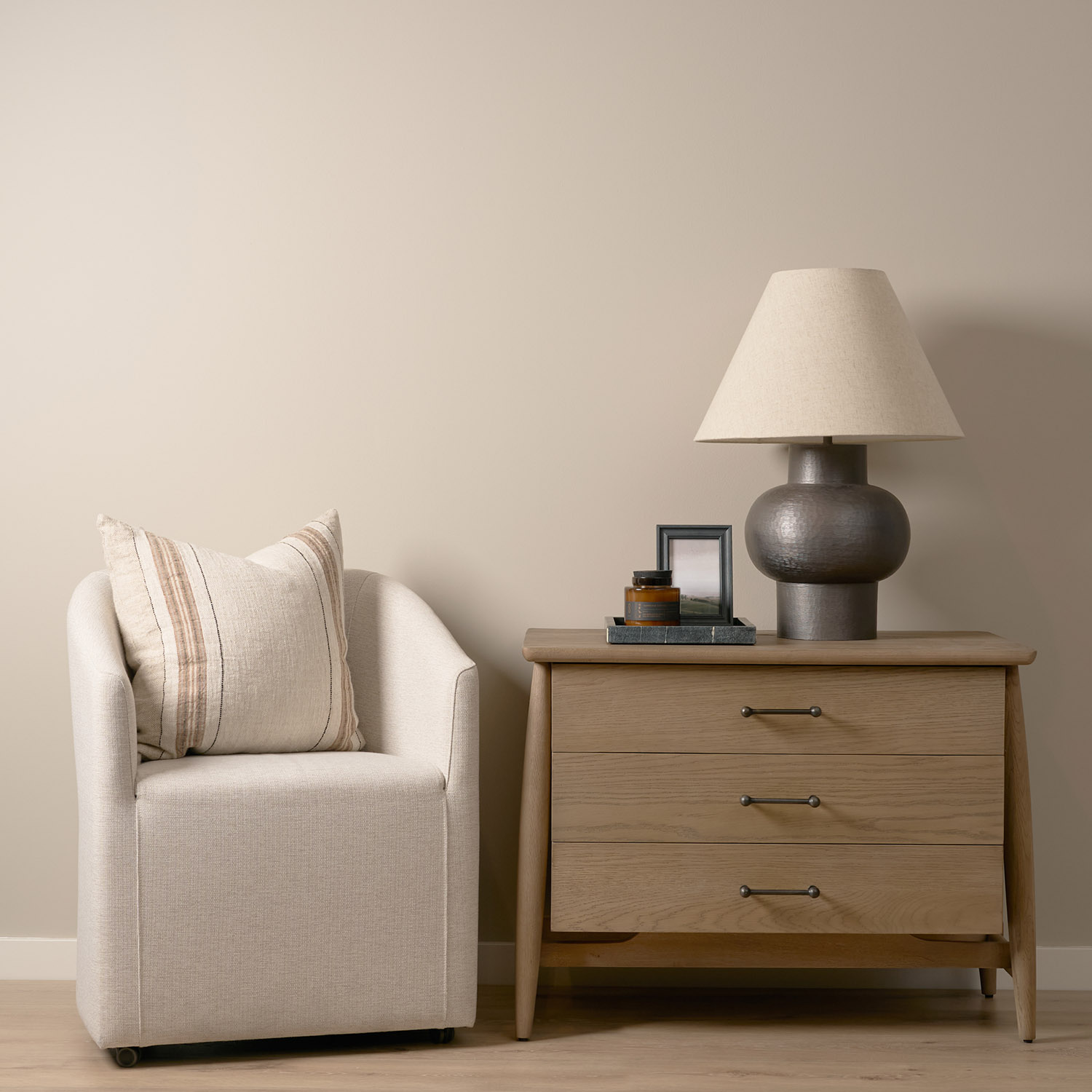 Hollis 3 Drawer Nightstand - Image 10