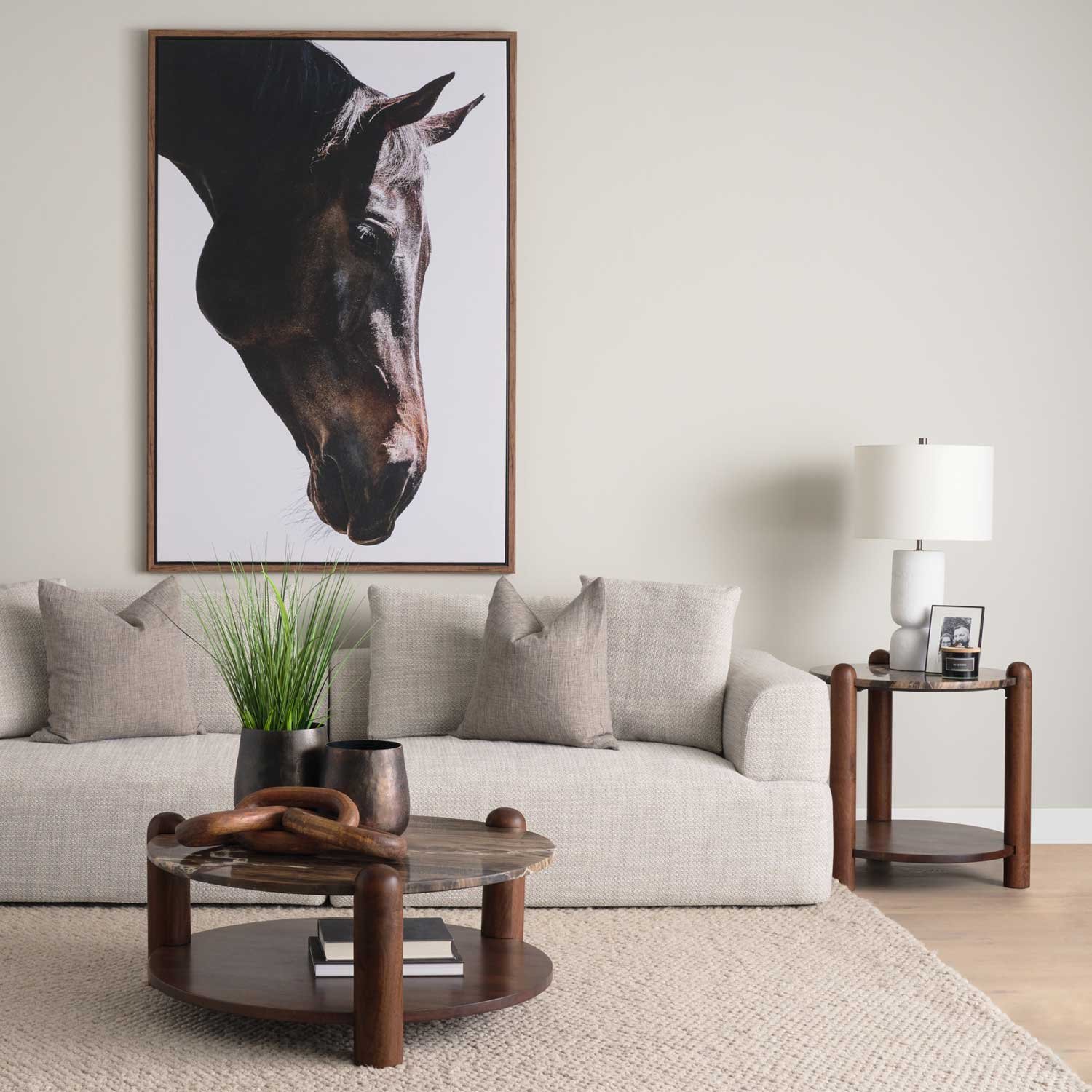 Jovia Cappuccino Side Table - Image 12