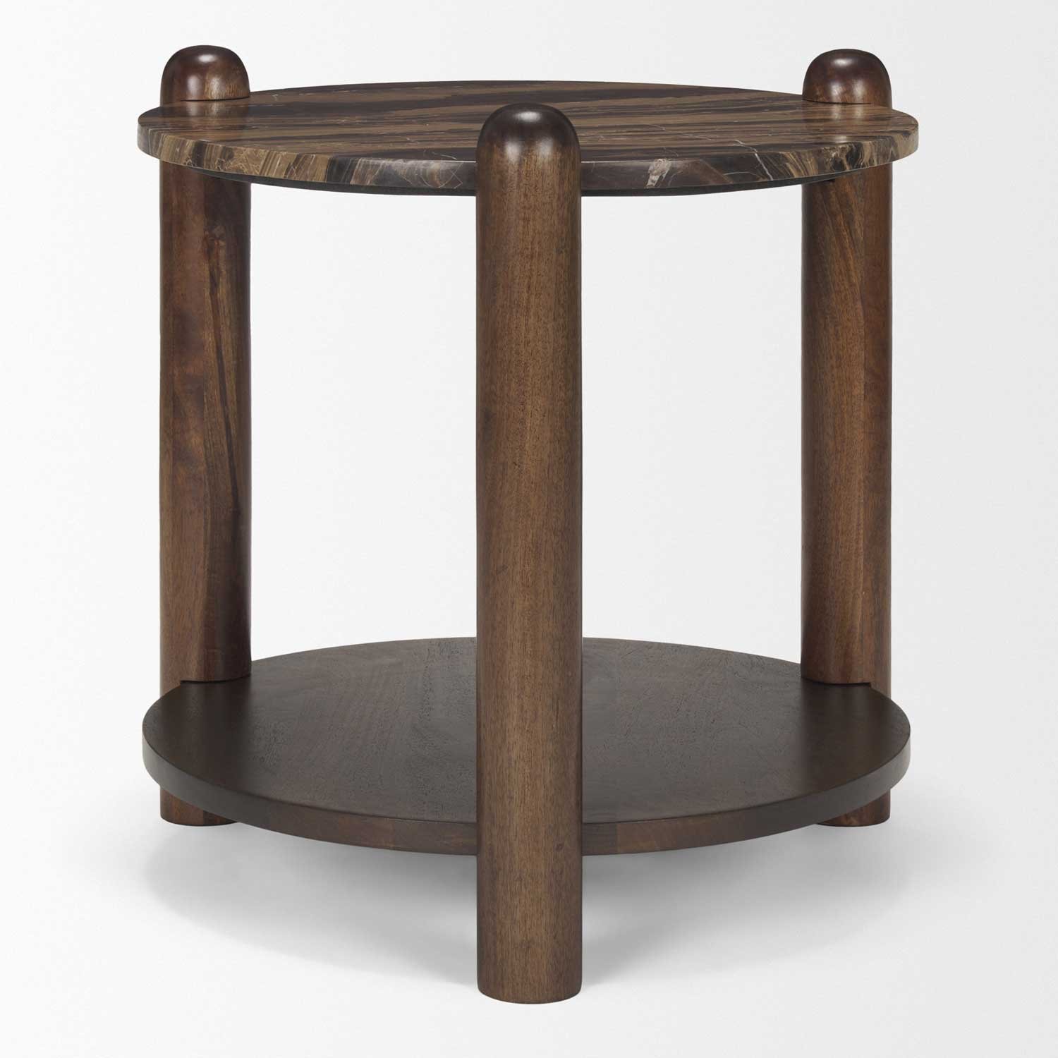 Jovia Cappuccino Side Table - Image 3