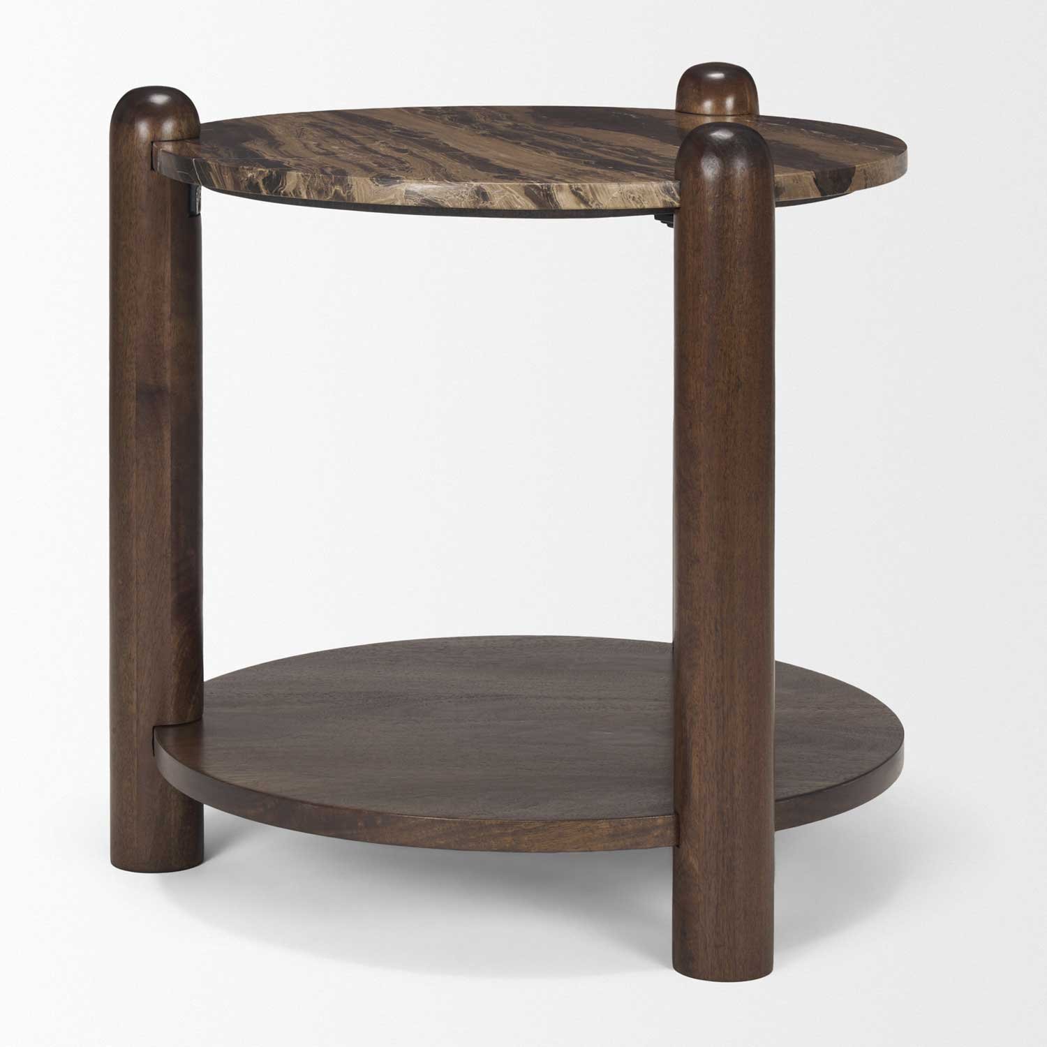 Jovia Cappuccino Side Table - Image 4