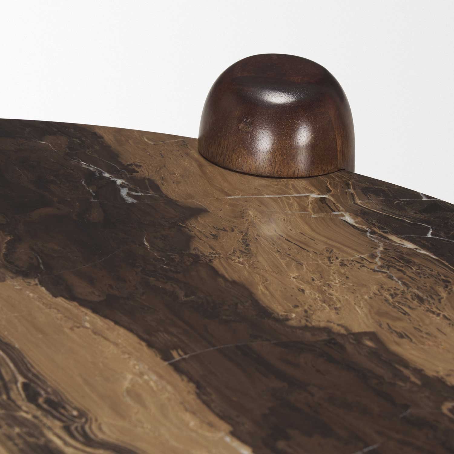 Jovia Cappuccino Side Table - Image 8