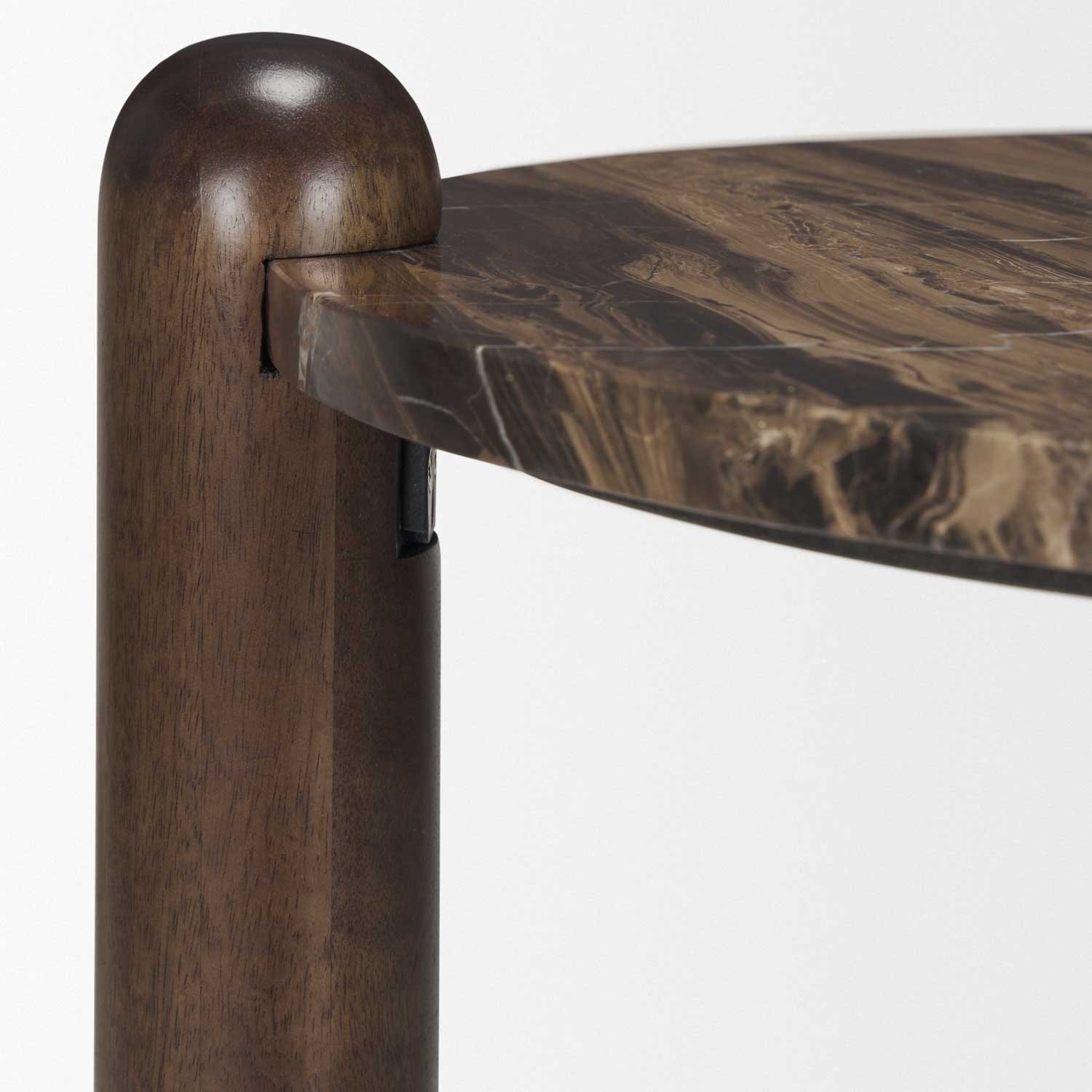 Jovia Cappuccino Side Table - Image 5