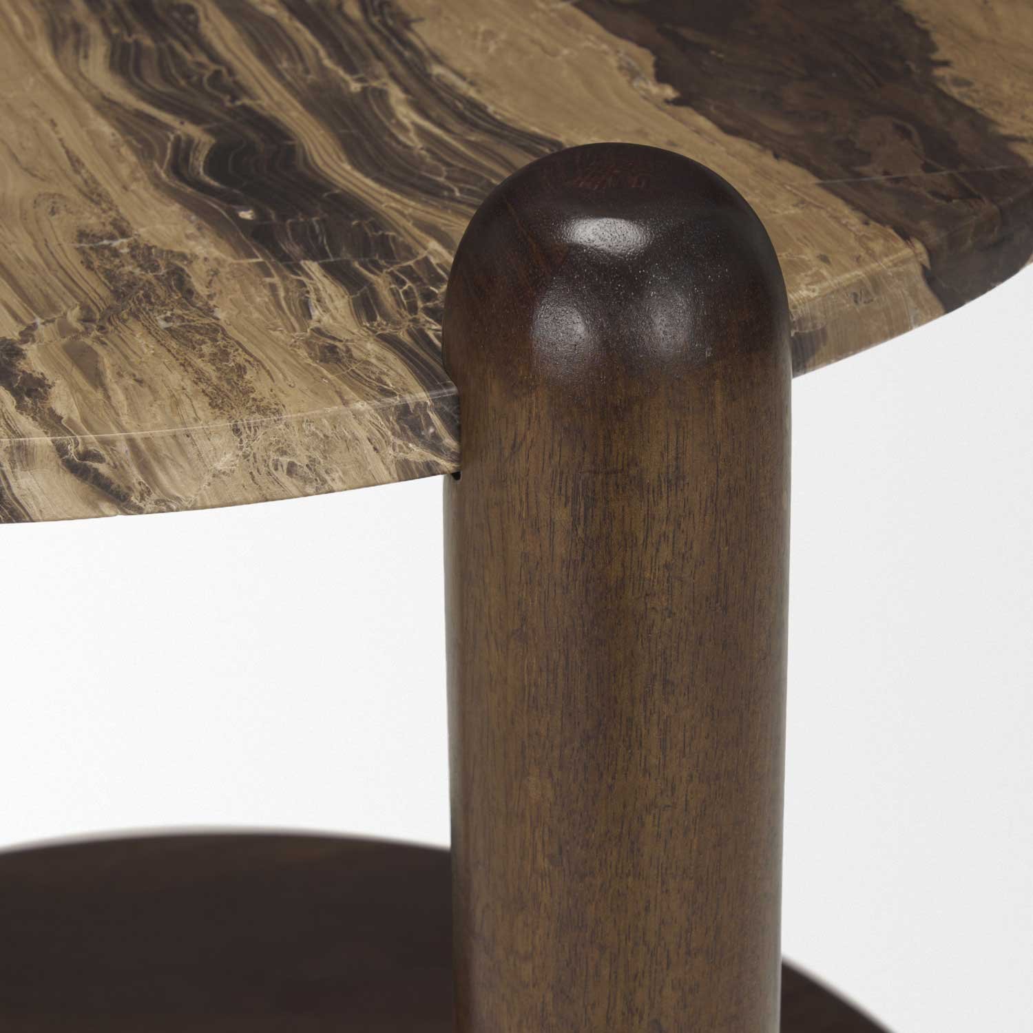 Jovia Cappuccino Side Table - Image 6