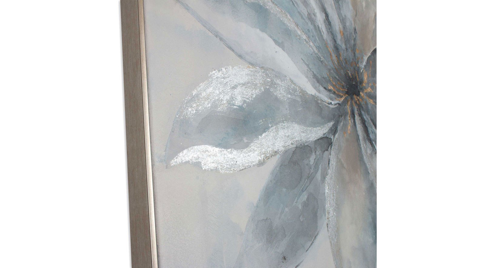 Lustrous Bloom Hand Painted Canvas - Image 4