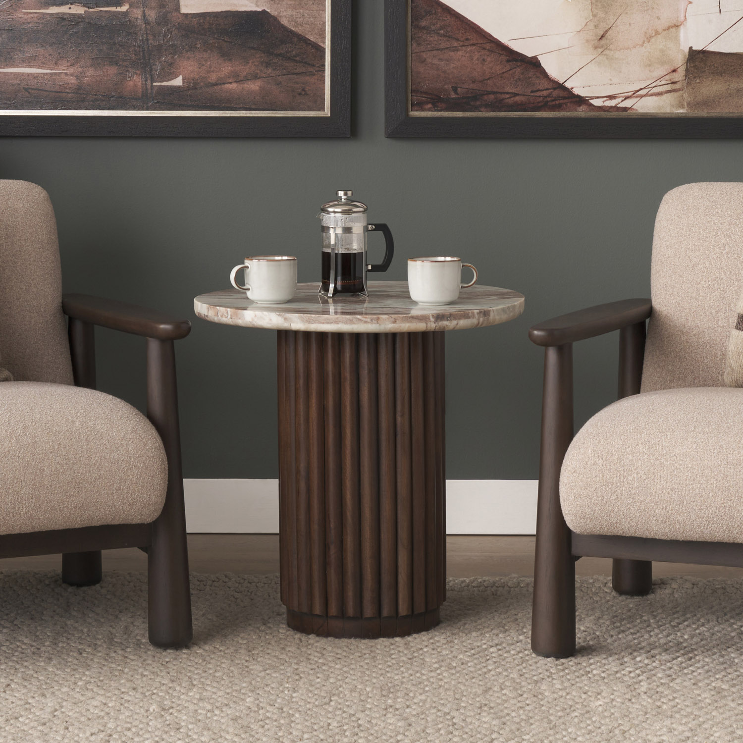 Marbello Round Side Table - Image 9