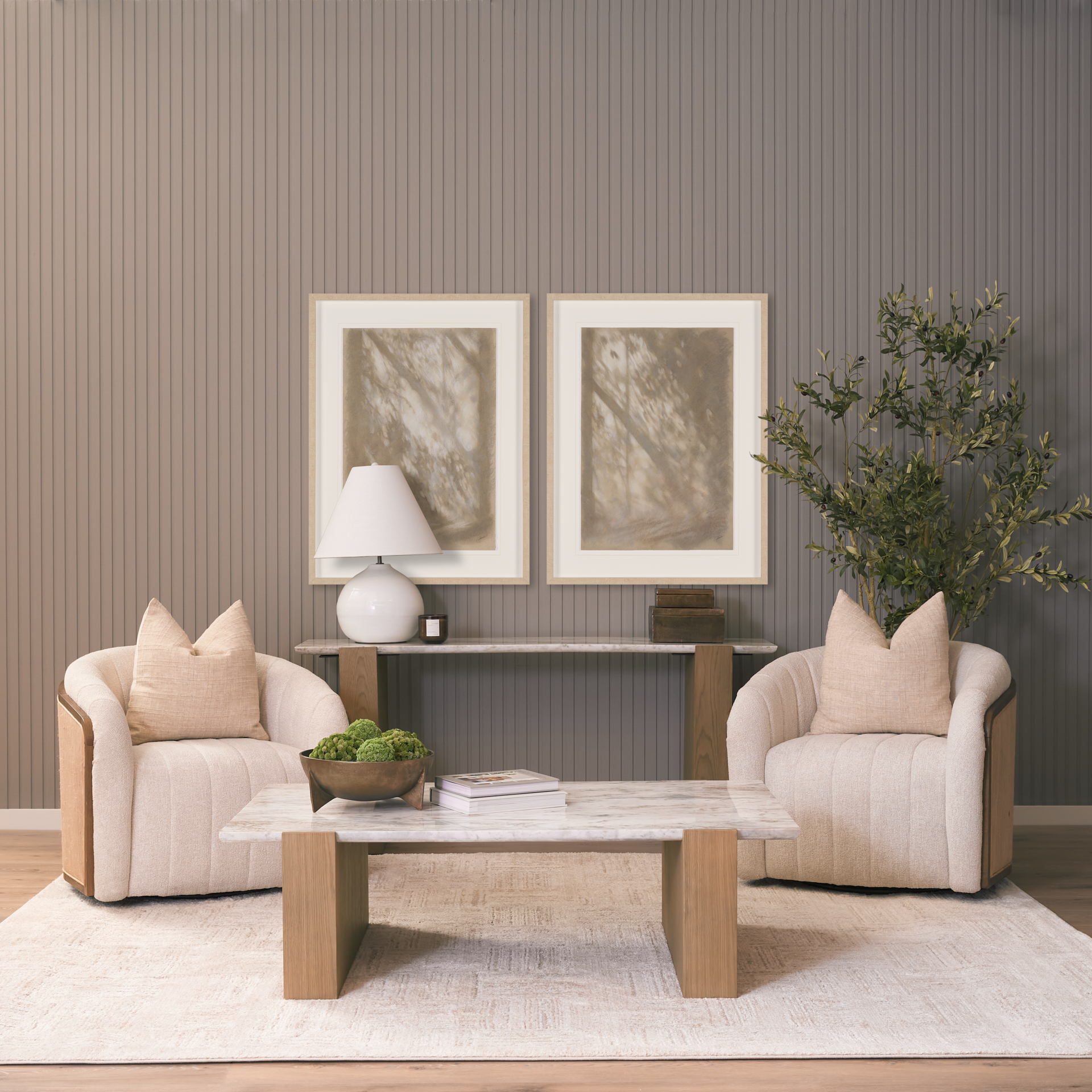 Milos Pink Marble Coffee Table - Image 7