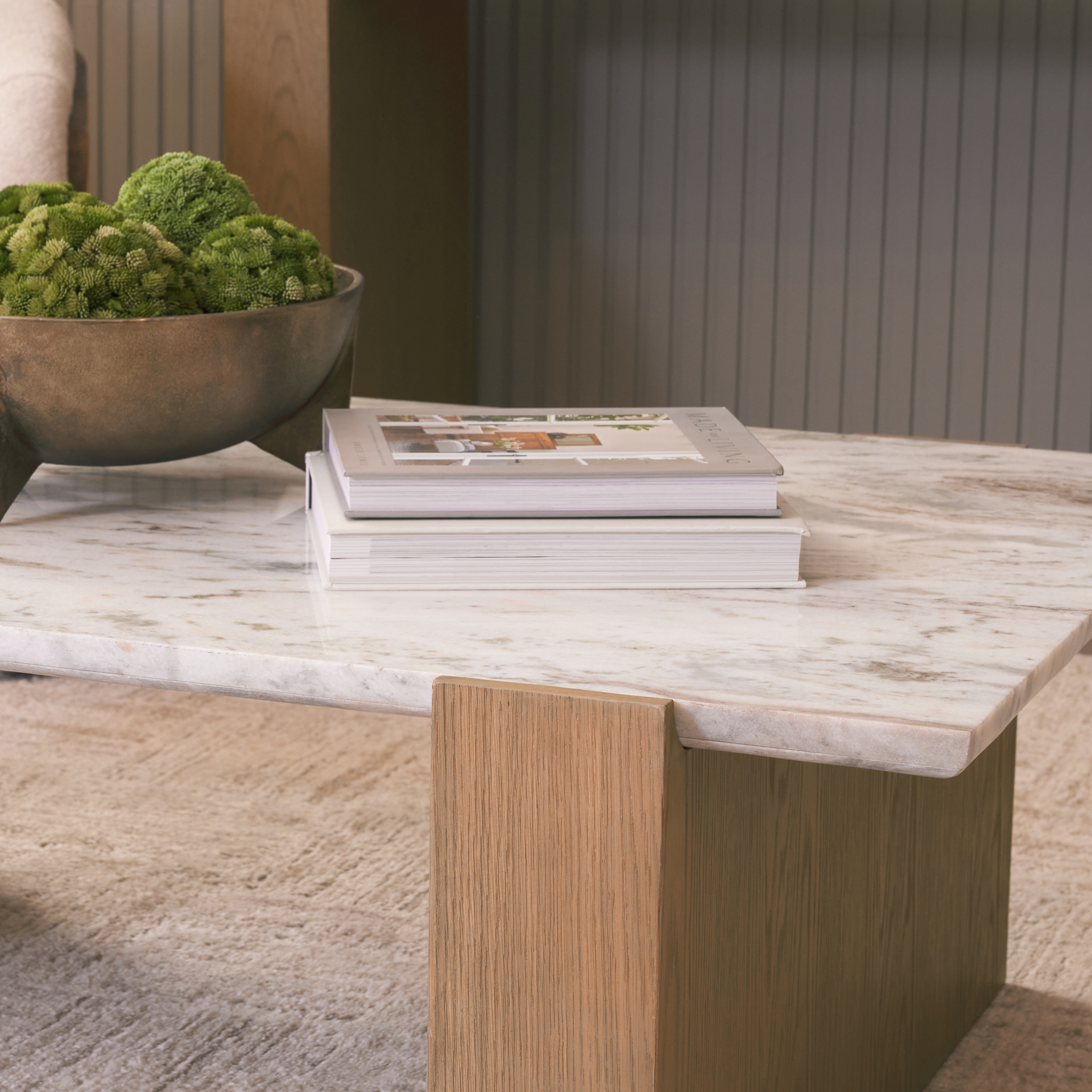 Milos Pink Marble Coffee Table - Image 6