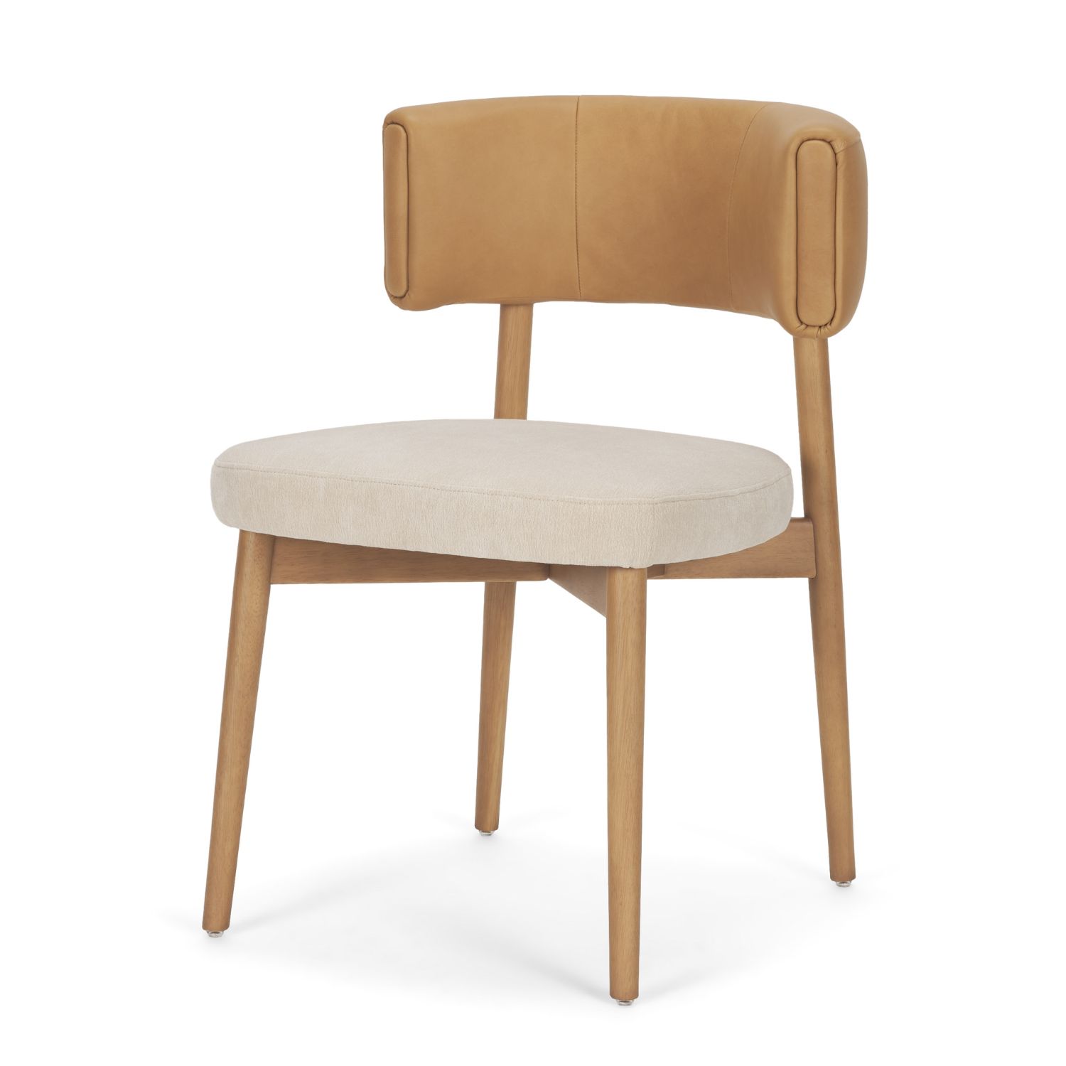 Motley Tan Leather Dining Chair