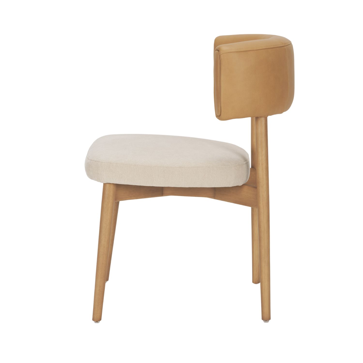 Motley Tan Leather Dining Chair - Image 2