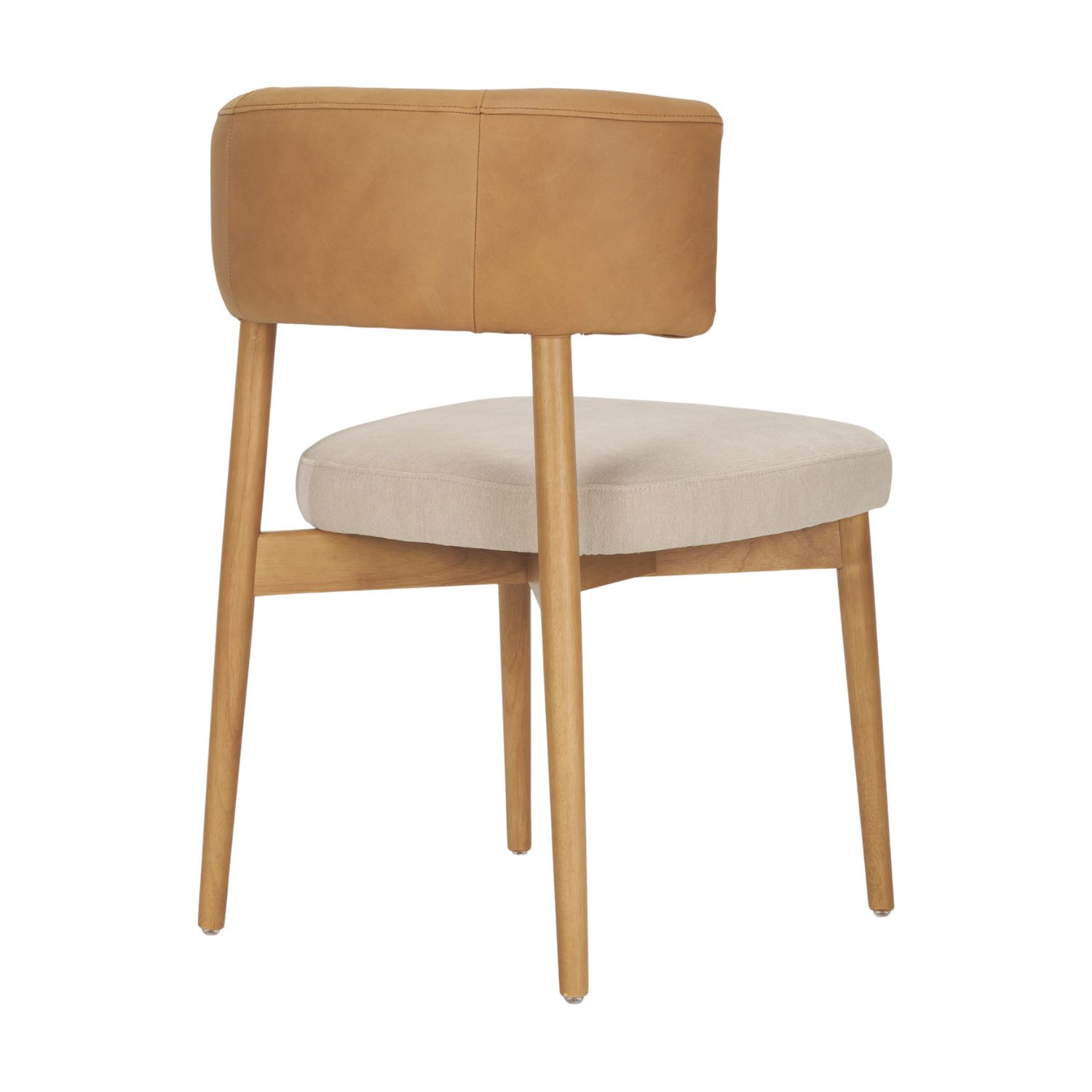 Motley Tan Leather Dining Chair - Image 5