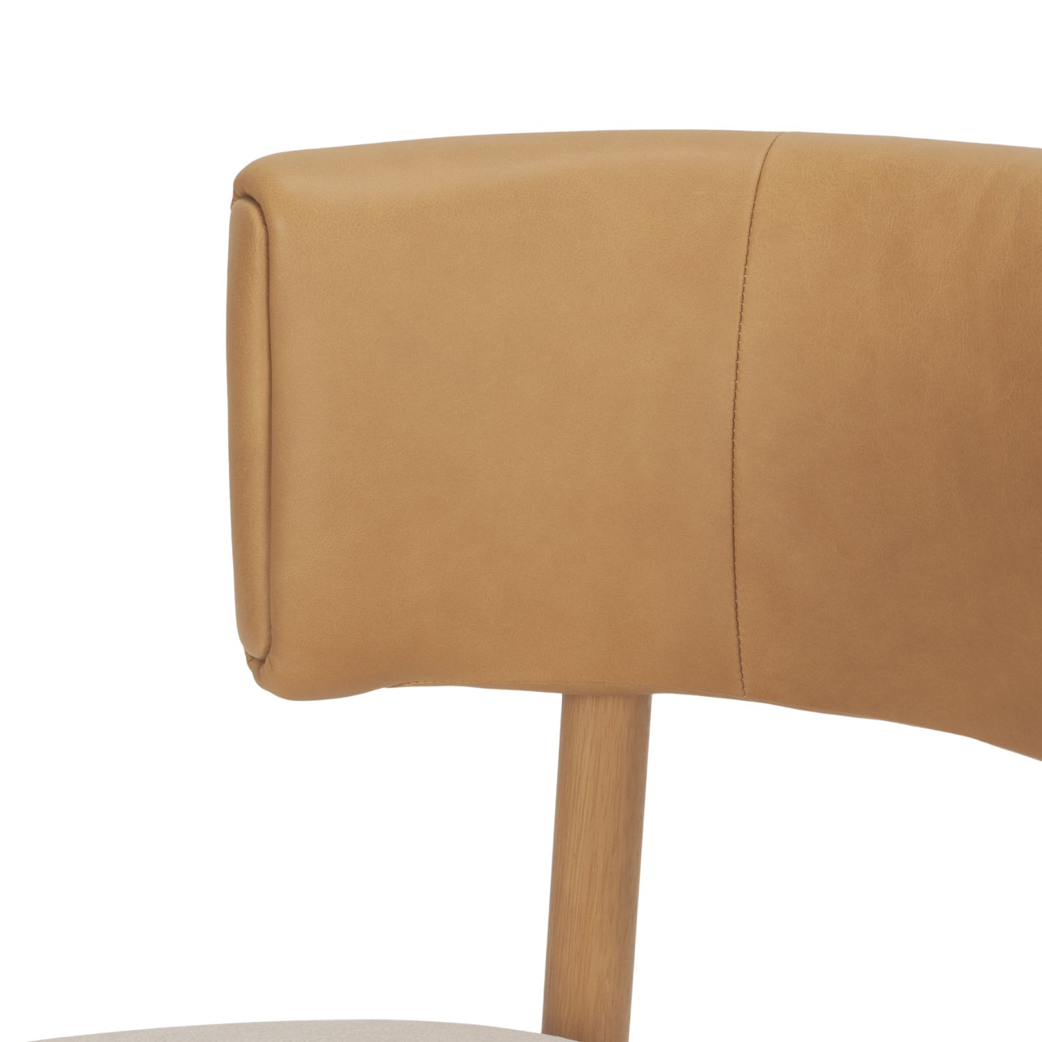 Motley Tan Leather Dining Chair - Image 10