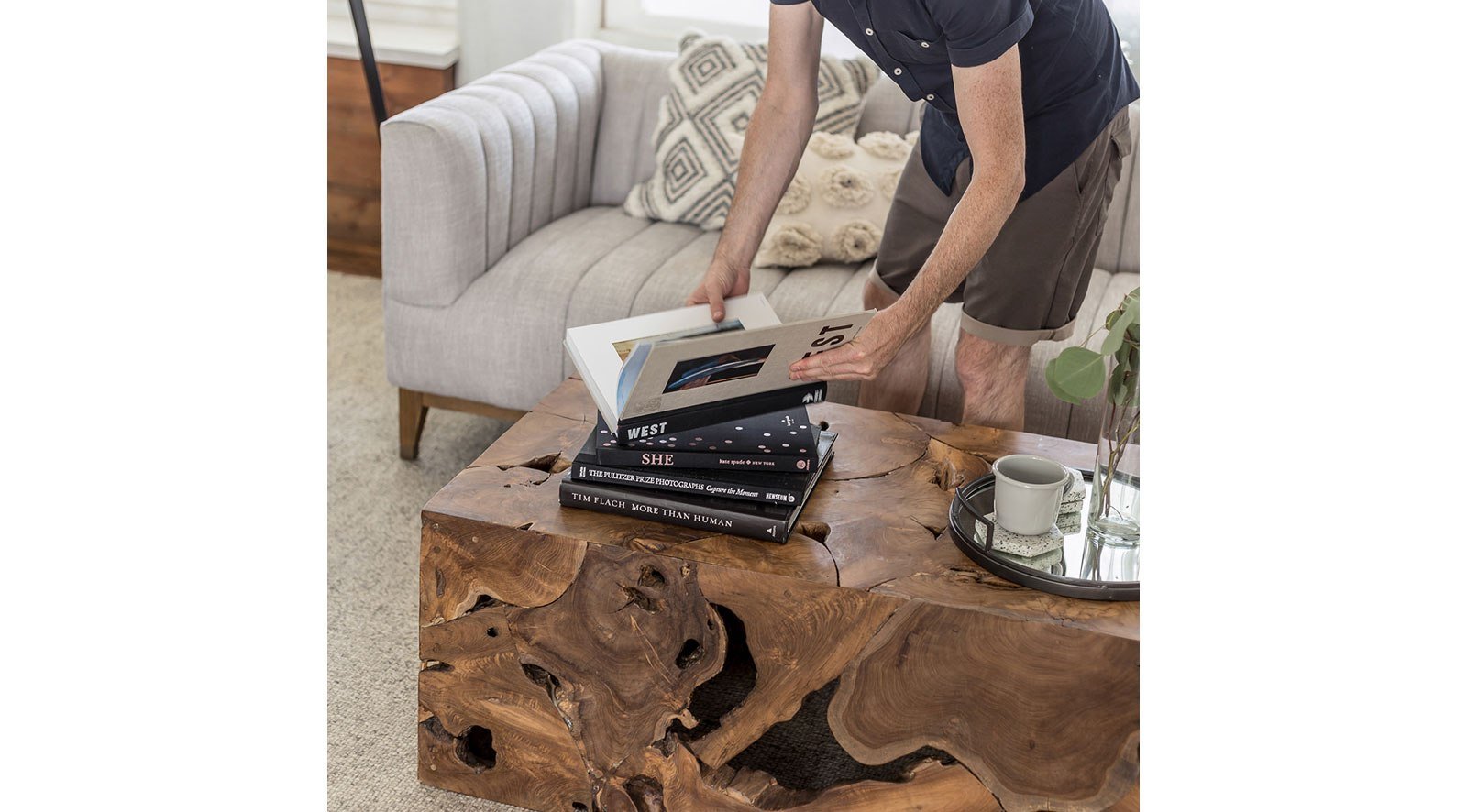 Kayu Rectangular Coffee Table - Image 2