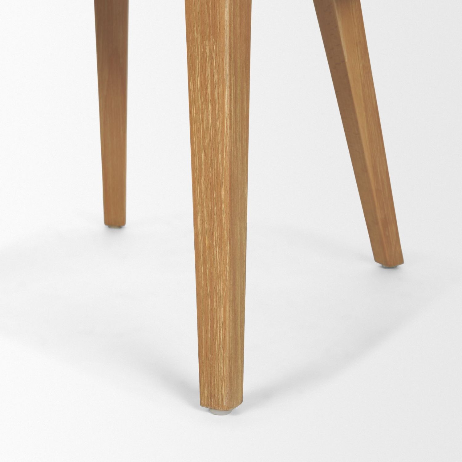 Niles Wingback Dining Chair | Moss Olive Fabric w/ Wooden - Image 7