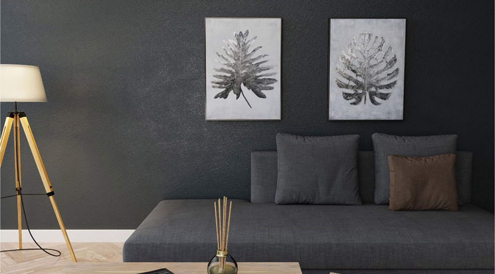 Paradise Palm I Hand Painted Canvas - Image 3