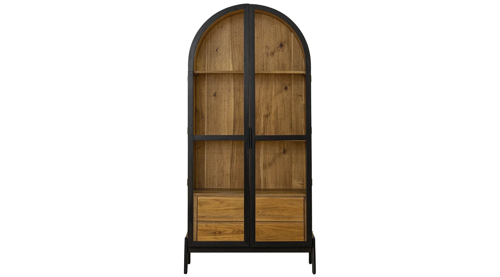 Brunette Display Cabinet - Black - Image 2