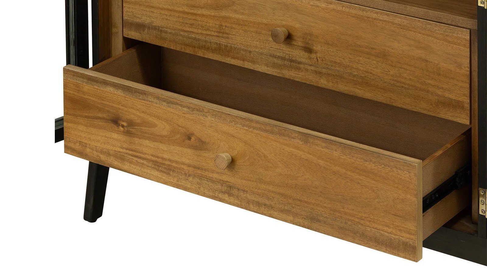 Brunette Display Cabinet - Black - Image 4