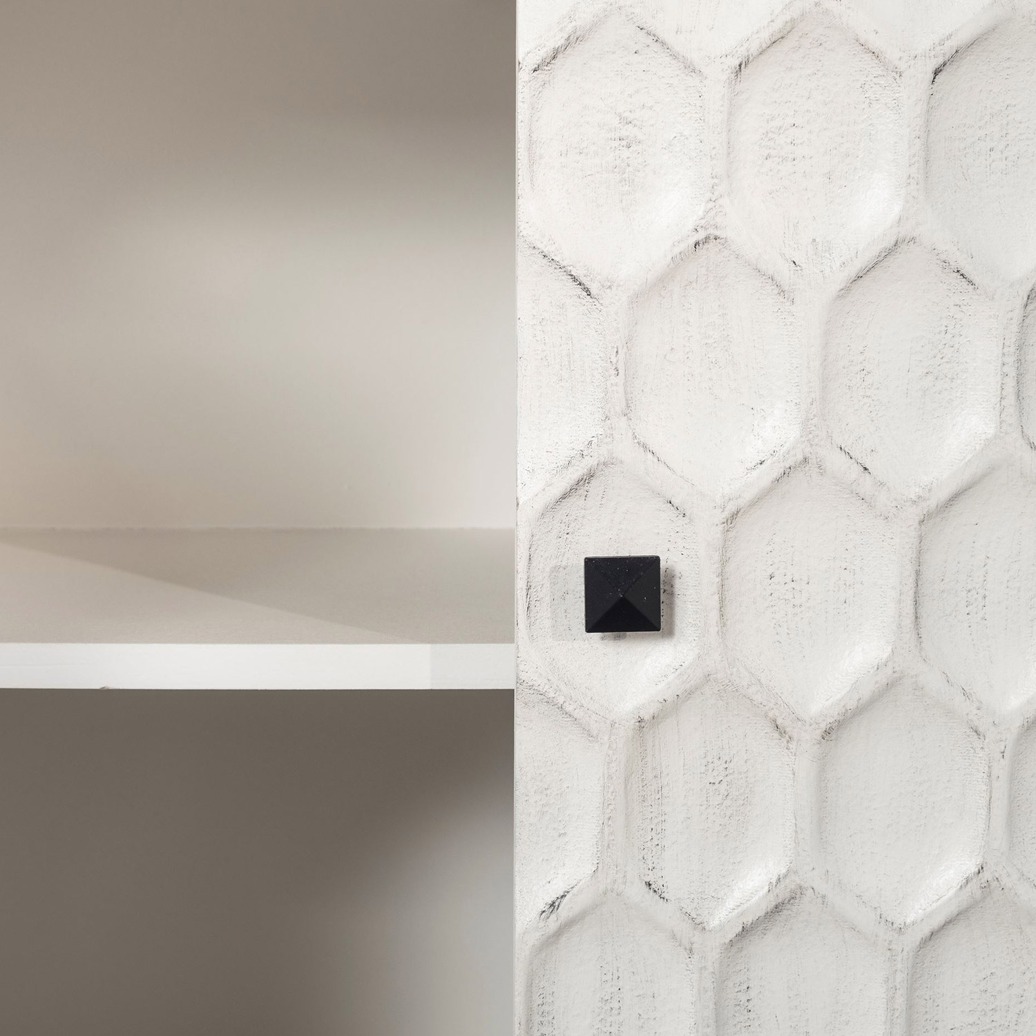 Savannah Gray Cabinet 2-Door - Image 9