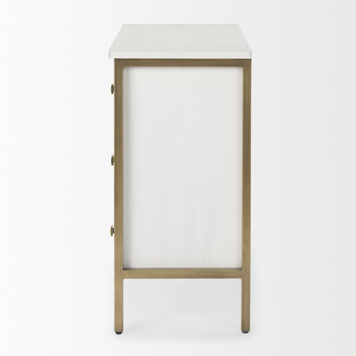 Savannah White Cabinet 3 Drawers - Image 9