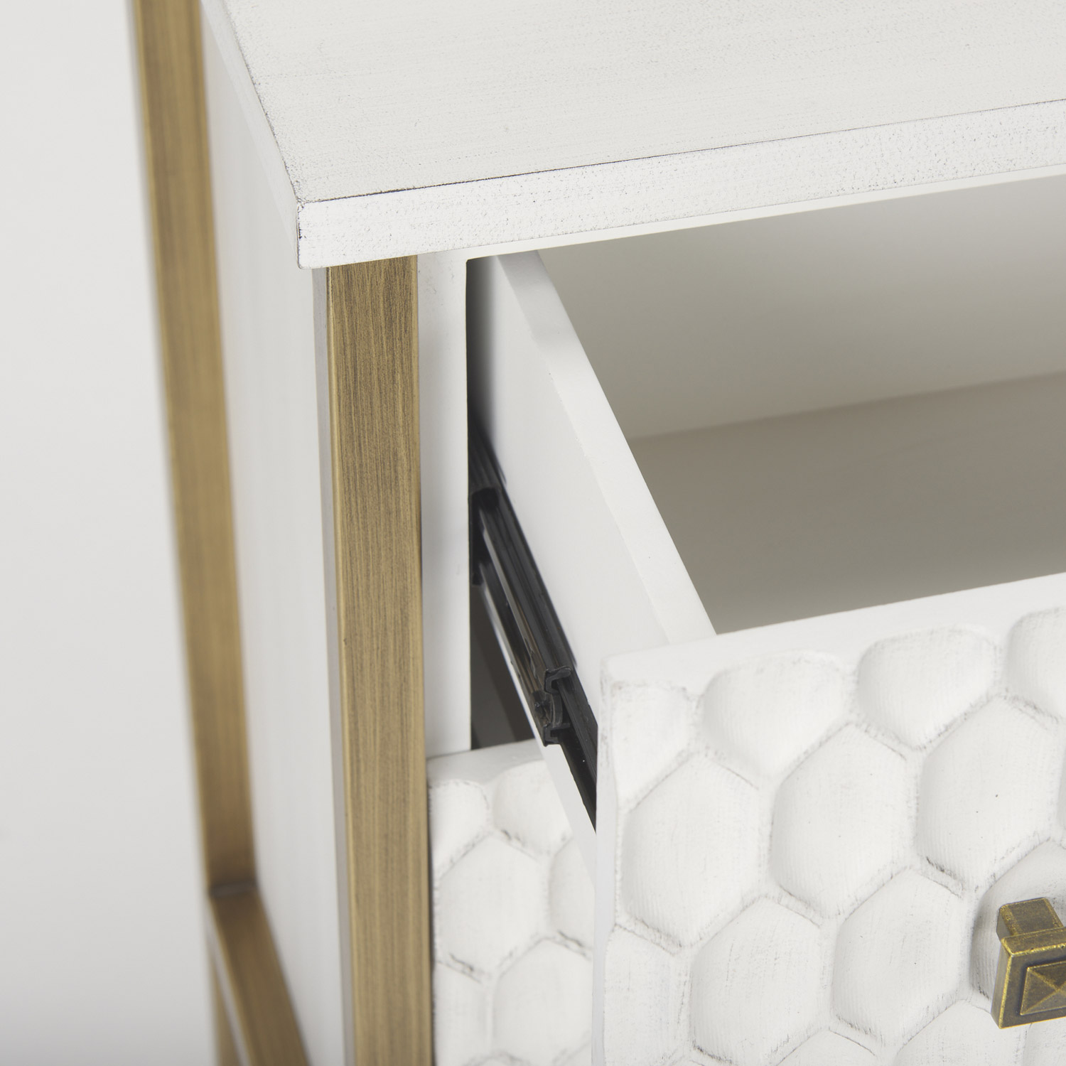 Savannah White Cabinet 3 Drawers - Image 10