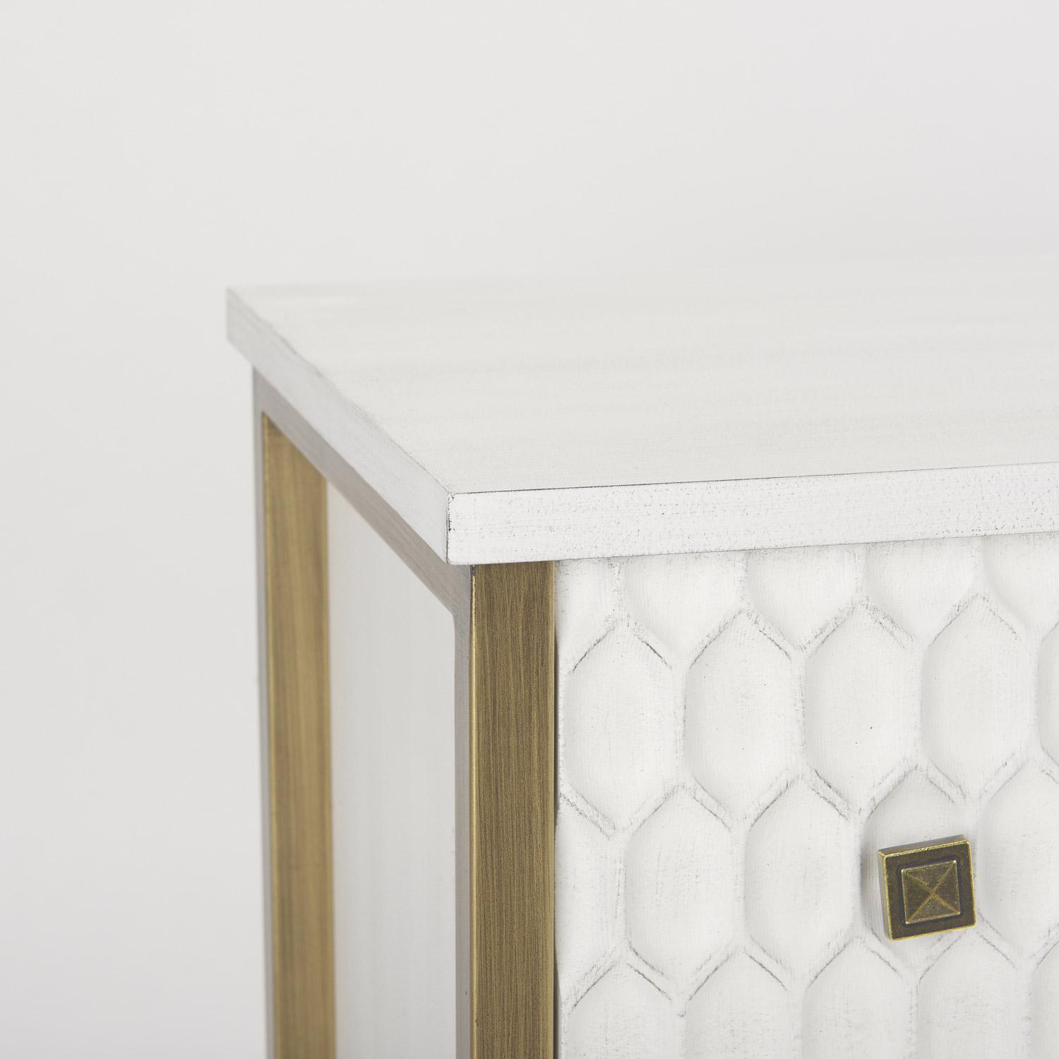 Savannah White Cabinet 3 Drawers - Image 6