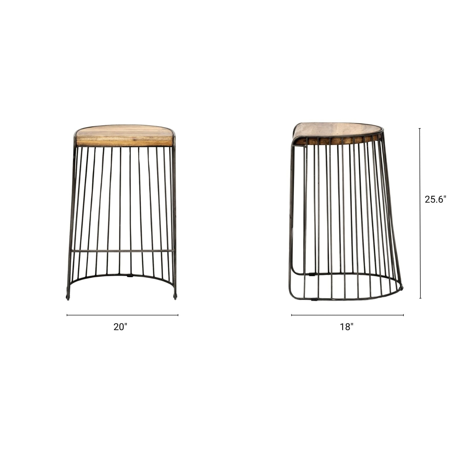 Seagram 25.6'' Counter Stool - Image 7